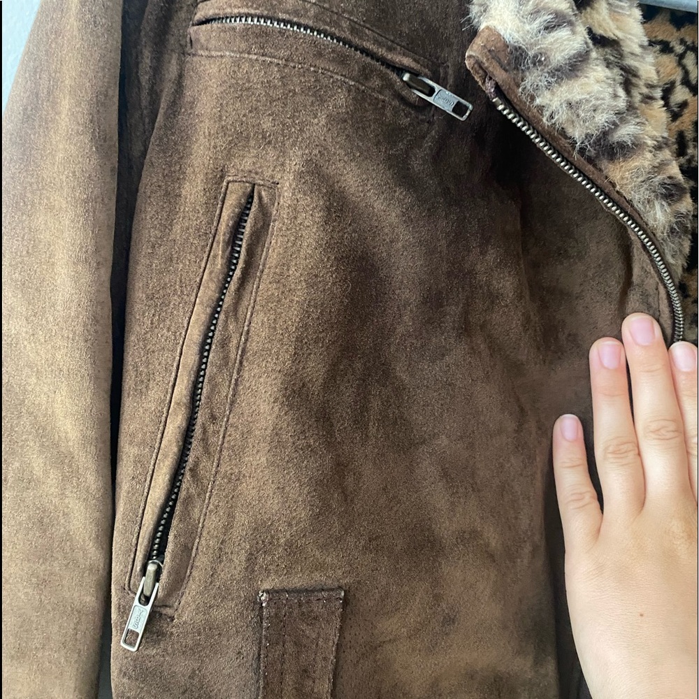 Vintage Leopard Moto Jacket - Picture 5 of 8